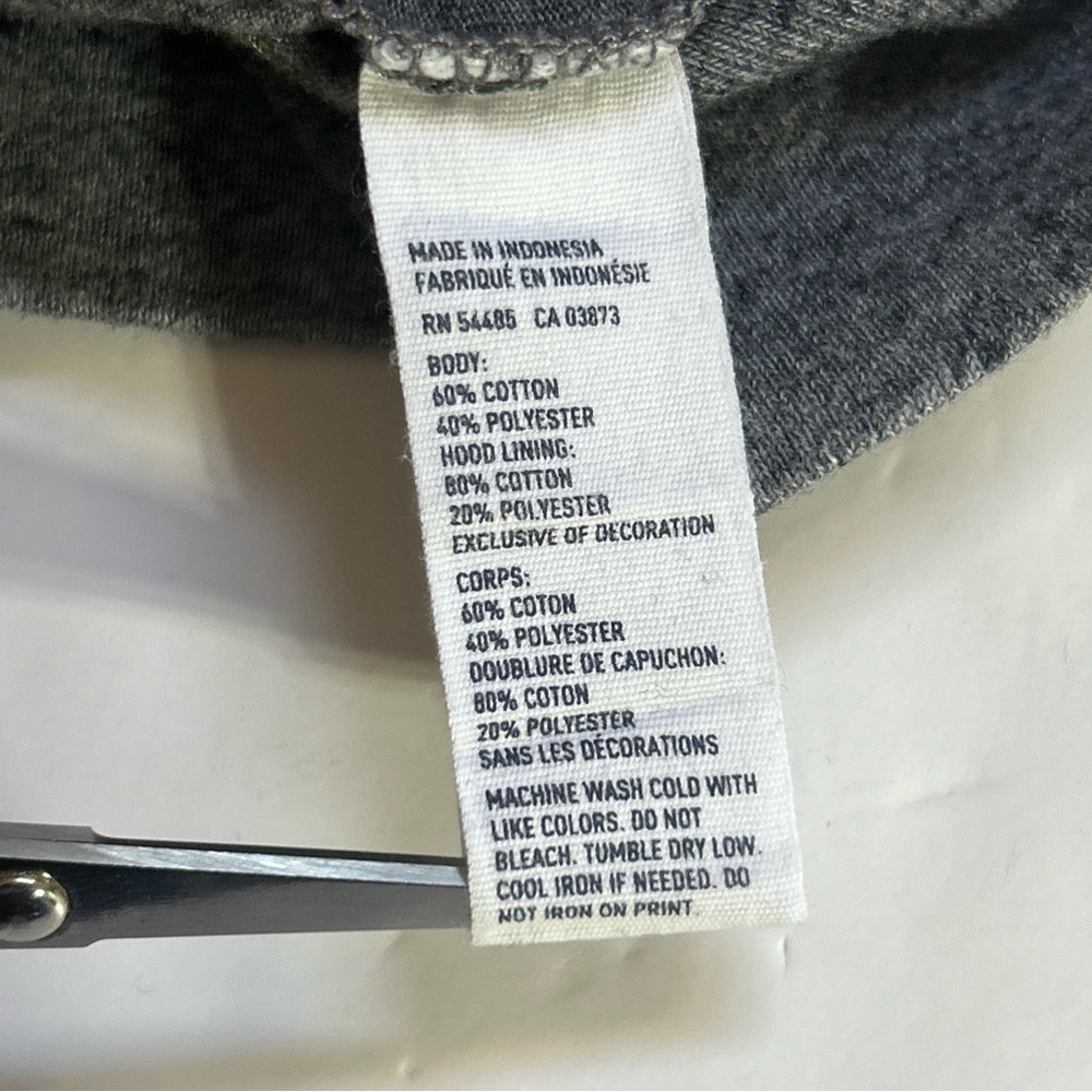 American Eagle Outfitters Athletic Fit Gray Hooded Long Sleeve Shirt Size Large - Picture 5 of 8